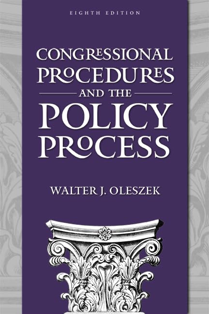 technical//congressional-procedures-and-the-policy-process-9781604266139