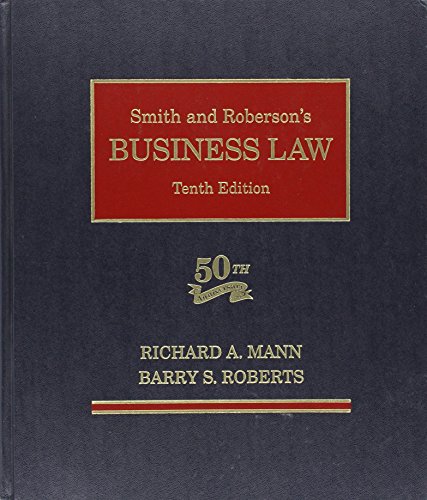 technical/management/smith-and-roberson-business-law-9780314140807