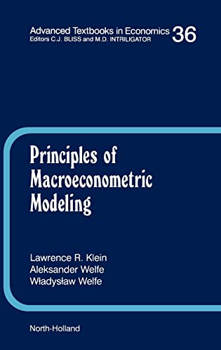 technical//principles-of-macroeconometric-modeling-9780444818782