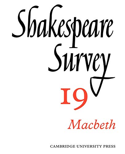 technical//shakespeare-survey-vol-19-9780521523554