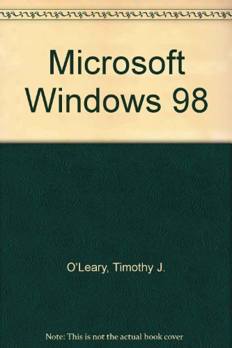 technical//o-leary-series-microsoft-windows-98-9780070920415