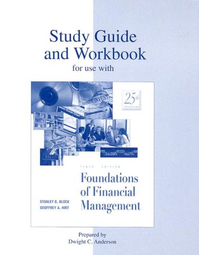 technical/management/study-guide-and-workbook-to-accompany-foundations-of-financial-management-9780072422801