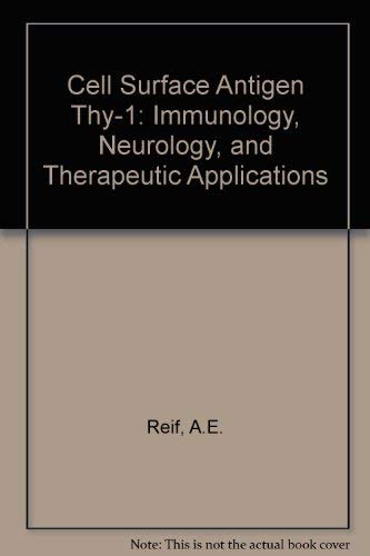 IMMUNOLOGY 45 : CELL SURFACE ANTIGEN THY-1 medical/microbiology/immunology-45-cell-surface-antigen-thy-1-9780824779252