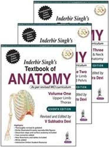 INDERBIR SINGH’S TEXTBOOK OF ANATOMY (3 VOLUMES) medical/anatomy/inderbir-singh-s-textbook-of-anatomy-3-volumes--9789389188431